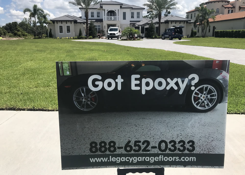 Epoxy Garage Floor Coatings Paint in Orlando